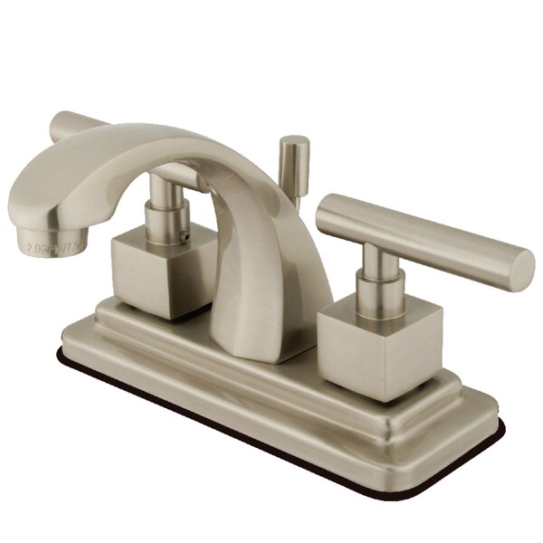 KS4648CQL 4" Centerset Bathroom Faucet, Brushed Nickel